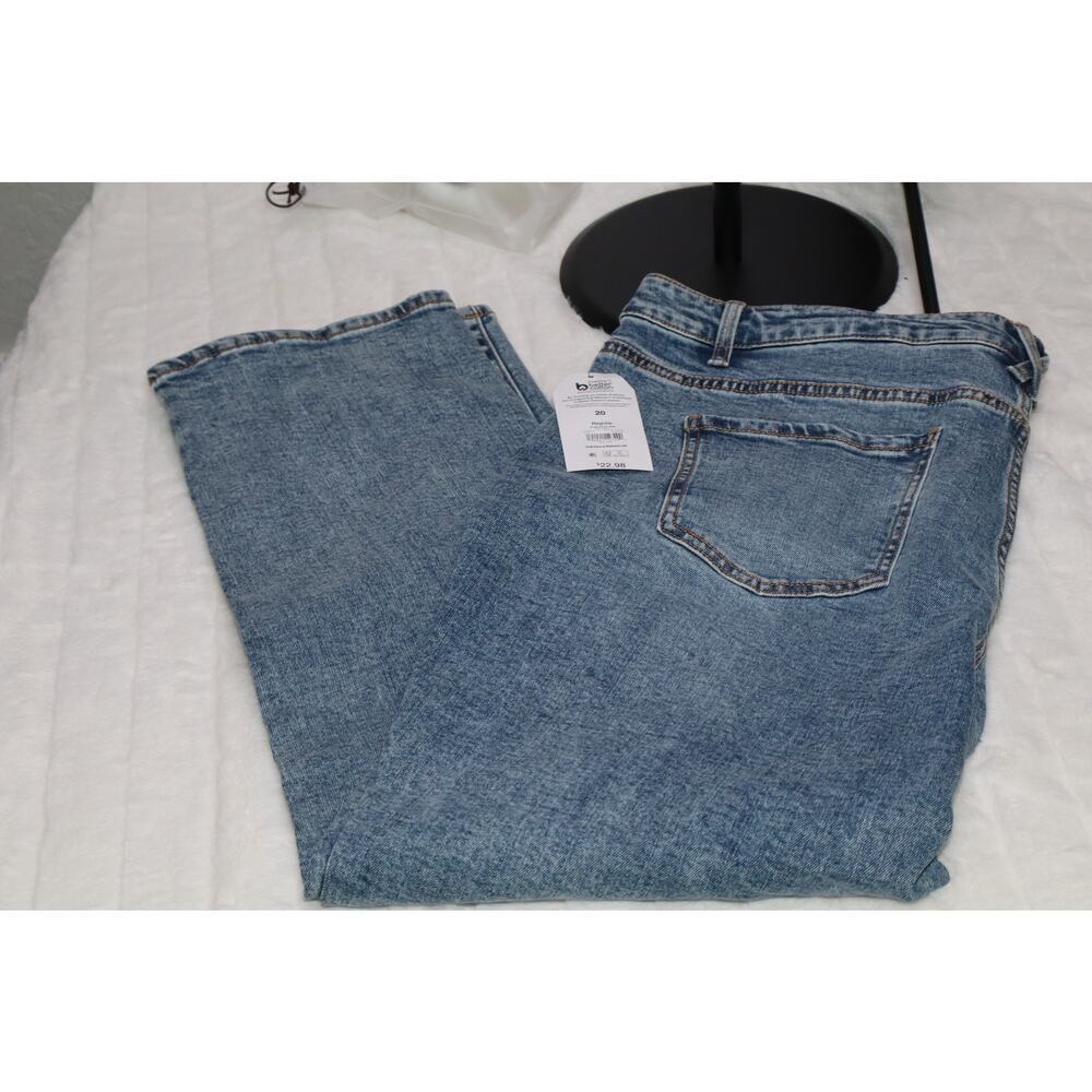 Time and Tru Women's Mid Rise Straight Utility Pants
